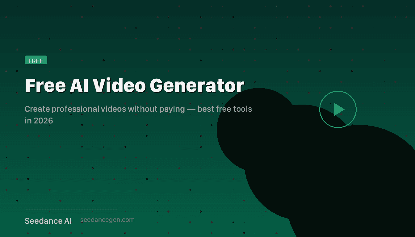 Free AI Video Generator: Create Videos Without Paying Free AI Video Generator: Create Videos Without Paying
